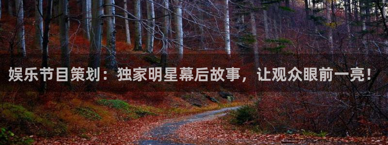 壹号娱乐体育注册：娱乐节目策划：独家明星幕后故事，让观众眼前一亮！